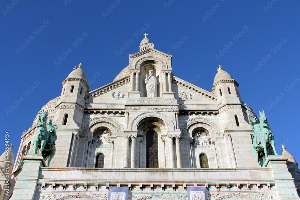 Basilique of Sacre Coeur, Montmartre, Paris, France