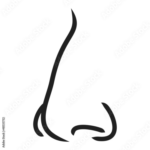 Nose - vector illustration
