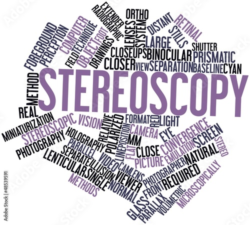 Word cloud for Stereoscopy