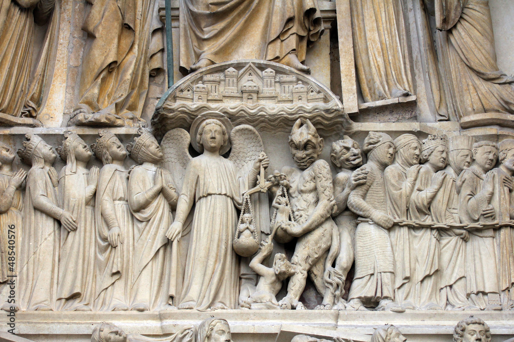 Notre Dame Cathedral, Paris Last Judgment Portal