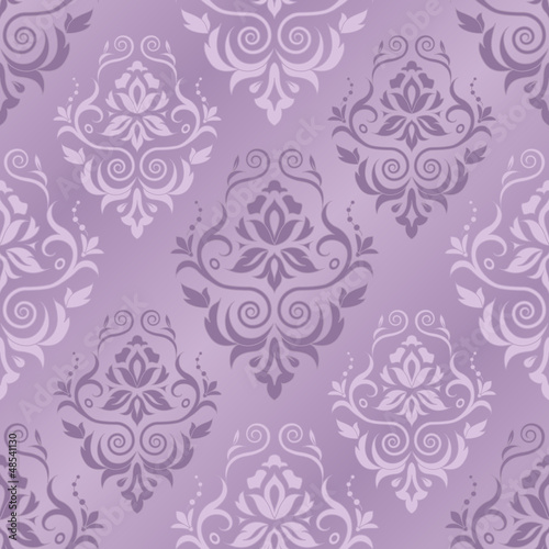 Vector illustration of damask pattern