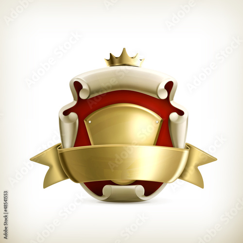 Abstract ancient coat of arms