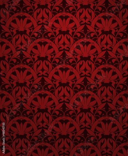 Seamless pattern, red