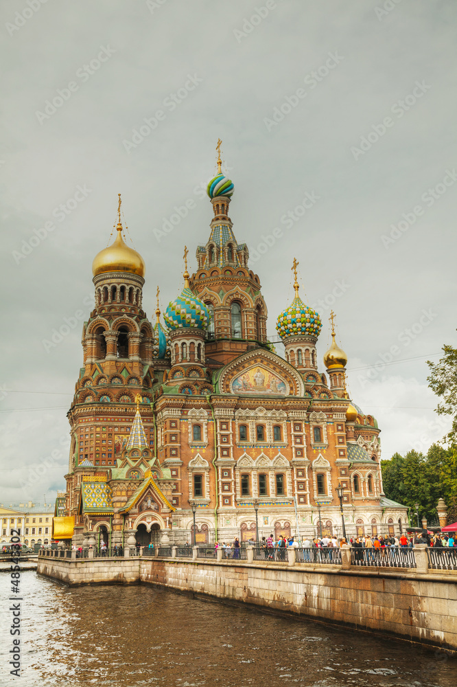 Savior on Blood Cathedral in St. Petersburg, Russia