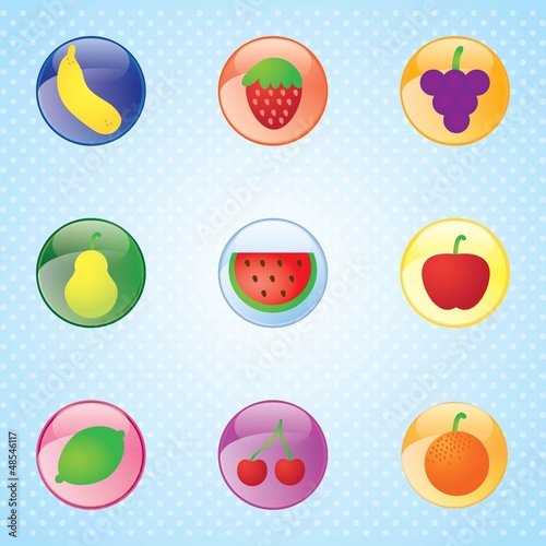 Fruits Icons set