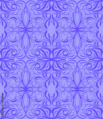 foliate purple pattern