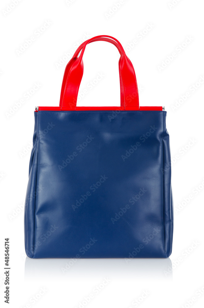 Nice elegant woman bag isolated on the white Nice elegant woman bag isolated on the white