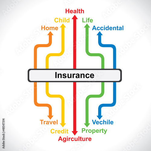 different insurance  concept graph