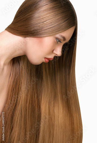 girl with long blond hair
