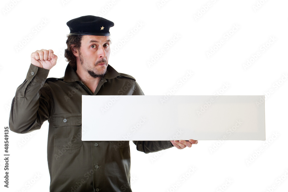 Guerilla marketing with wide copy space sign Guerilla marketing with wide copy space sign