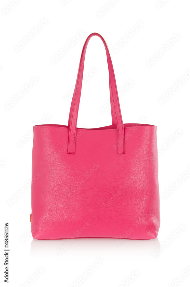 Nice elegant woman bag isolated on the white Nice elegant woman bag isolated on the white