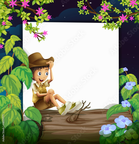 Boy and nature