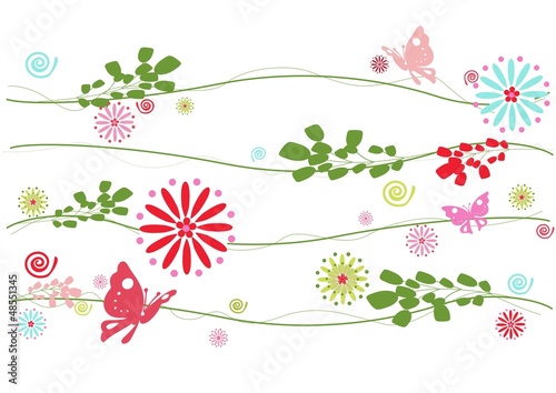 seamless floral background