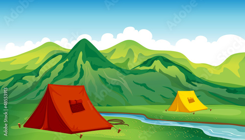 A camping site