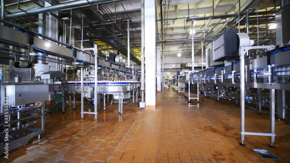 conveyors in milk factory conveyors in milk factory