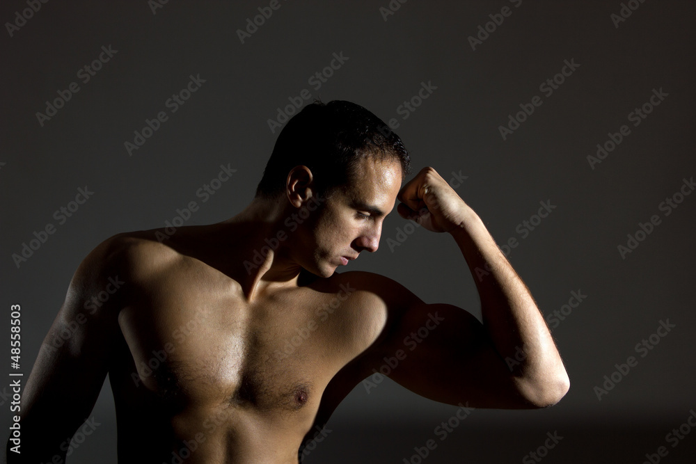 guy with naked torso guy with naked torso