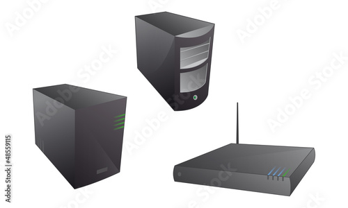 Server Router Computer