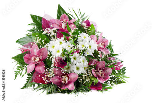 beautiful fresh flowers bouquet