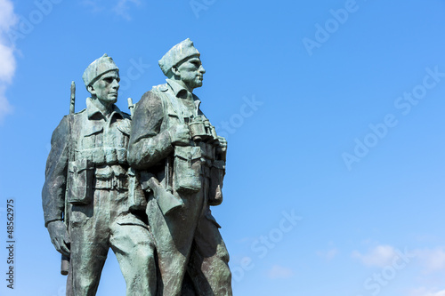 Commando Memorial at Spean Bridge  Highlands  Scotland