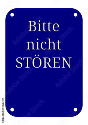 Bitte nicht Stören - Vektorgrafik
