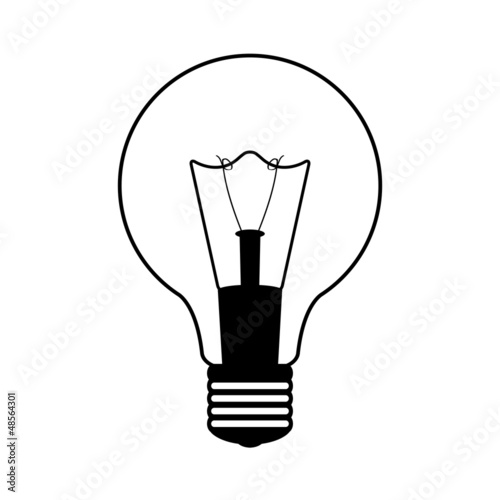 Light bulb .vector