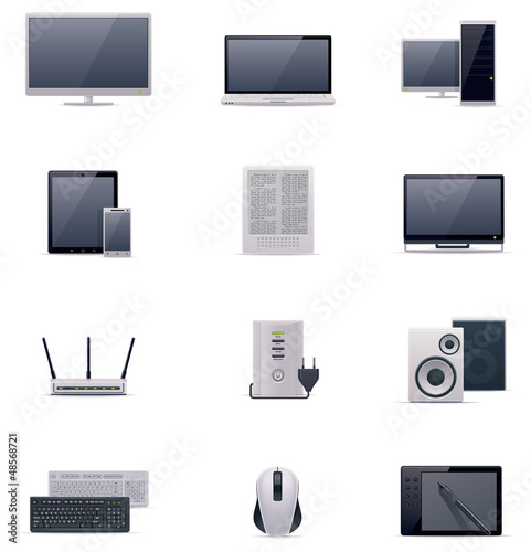 Vector computer icon set