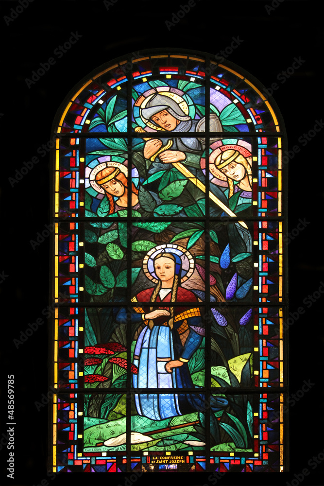 Saint Catherine, Saint Michael, Saint Margaret and Joan of Arc