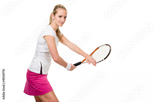 Rückhandschlag beim Tennis © Volker Witt