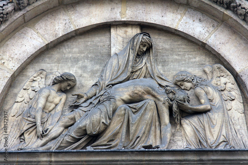 Pieta, St. Elizabeth of Hungary church, Paris photo