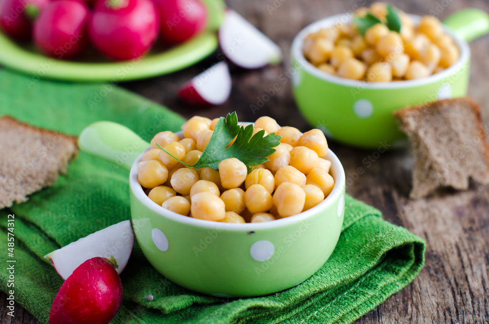 Boiled chickpeas Boiled chickpeas