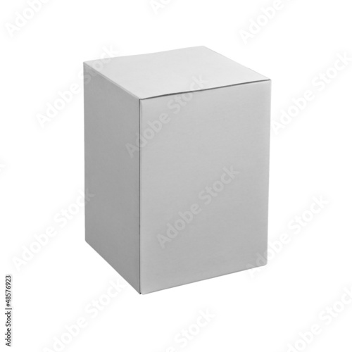 White box isolated with clipping path