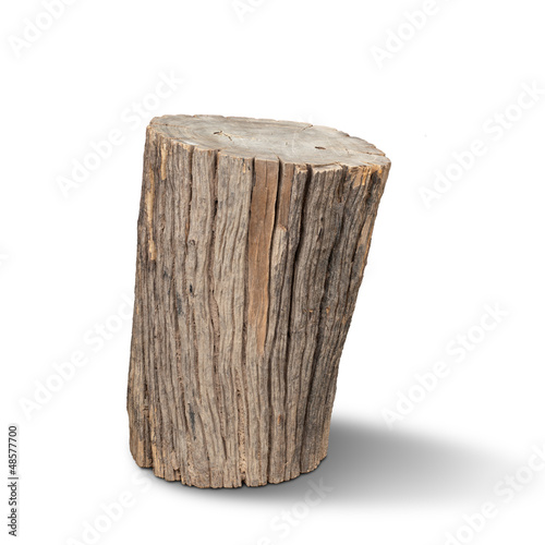 Old wooden stump