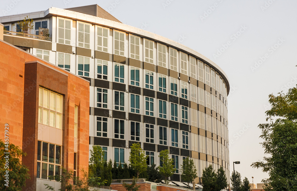 Modern Curved Office Building