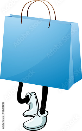 A blue bag