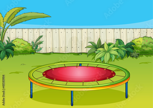 A trampoline