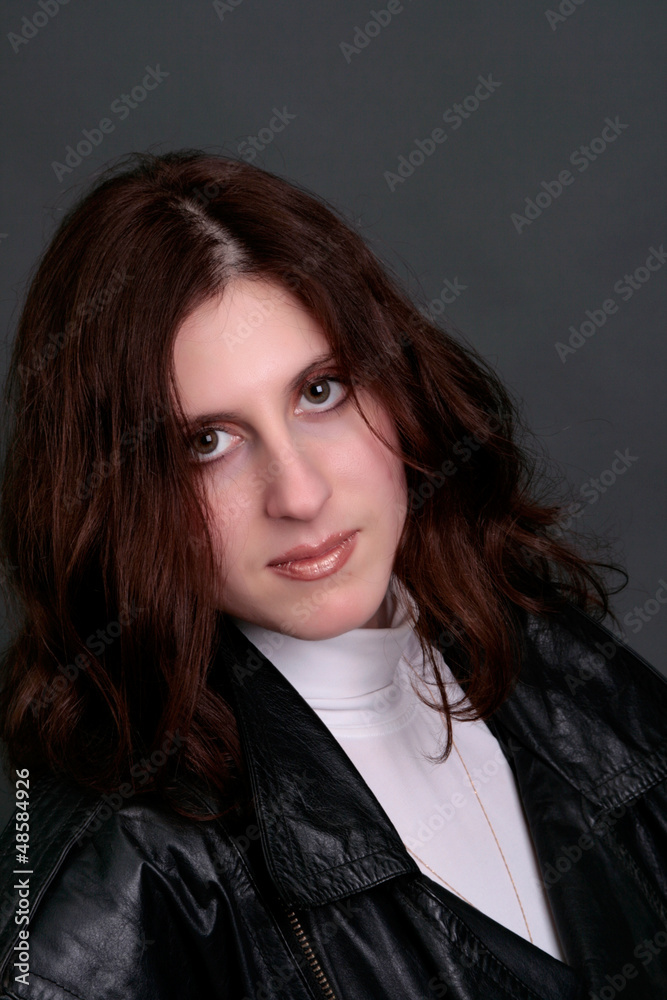young brunette portrait young brunette portrait