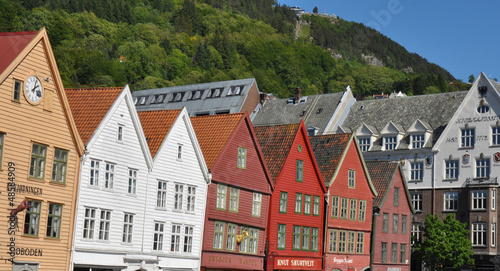 Historisches Viertel, norwegisches Handwerk, Viertel Bryggen © bill_17