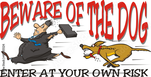 beware of the dog