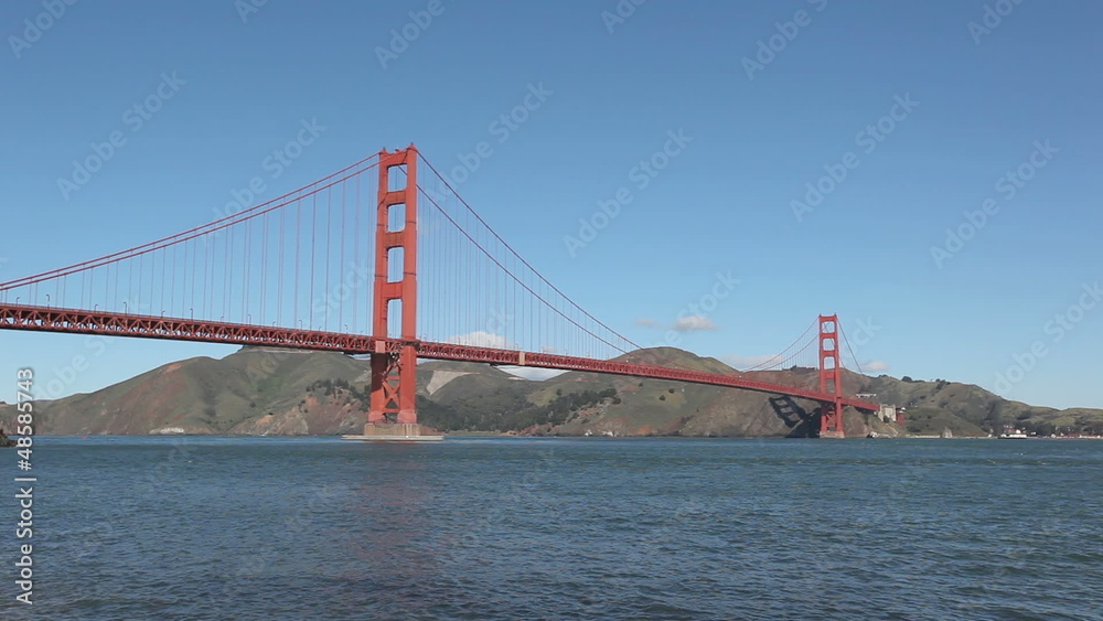San Francisco Golden Gate Bridge Panorama Shot San Francisco Golden Gate Bridge Panorama Shot