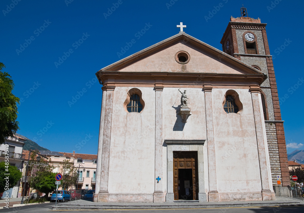Church of St. Michele Arcangelo. Trecchina. Basilicata. Italy.