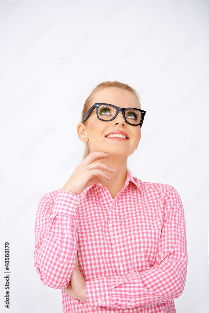 Girl and glasses