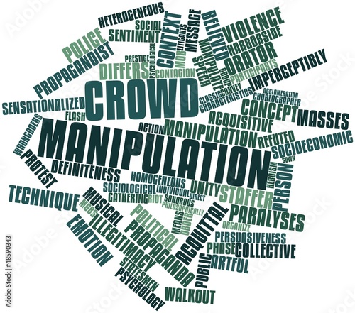 Word cloud for Crowd manipulation