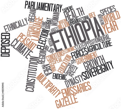 Word cloud for Ethiopia