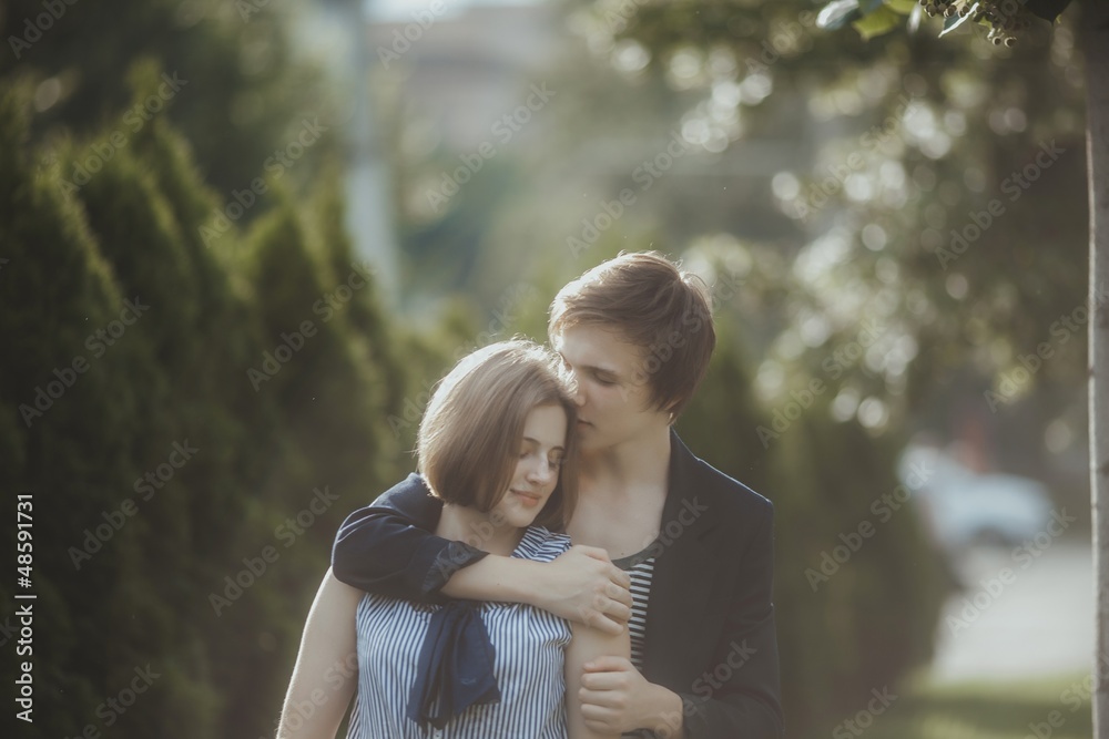 Naklejka premium couple