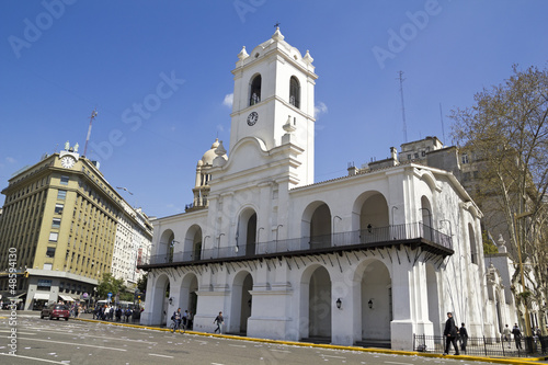 Cabildo building, May square, Buenos Aires photo