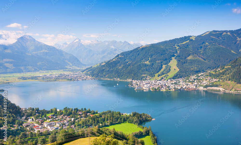 Beautiful view of Zell am See, Austria