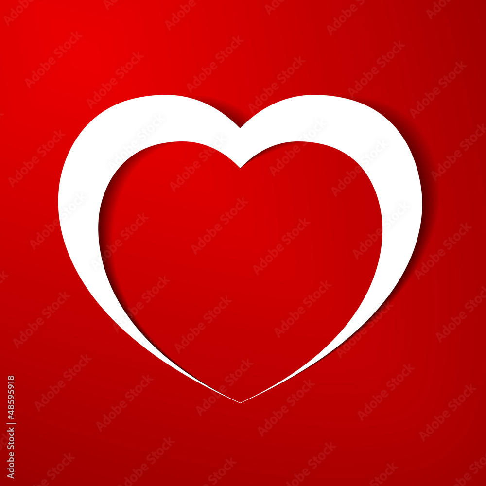 Abstract Heart paper background.Illustration eps10 Abstract Heart paper background.Illustration eps10