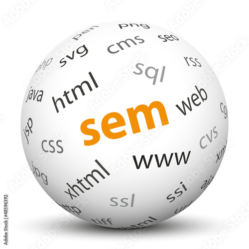 Kugel, SEM, Search Engine Marketing, Webdesign, Website, web, 3D