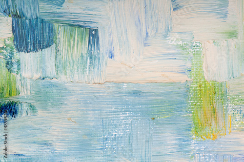 Detail of oil painting.