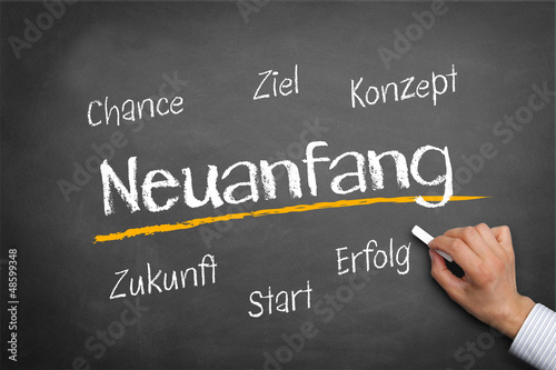 Neuanfang Konzept